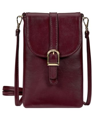 Emmie Leather Phone Crossbody Bag