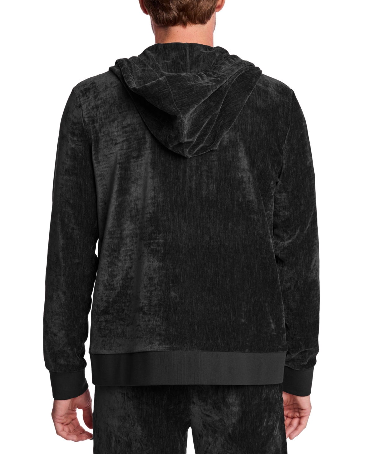 Paisley & Gray Men's Long-sleeve Zip-up Hoodie In Black