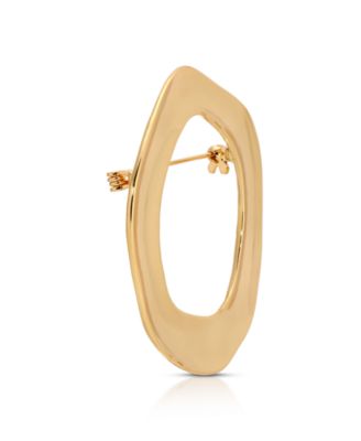 Open Circle Brooch