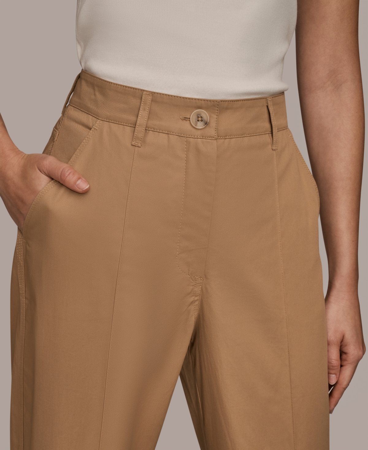 Donna Karan Weekend Women's High-Rise Pintuck Trousers