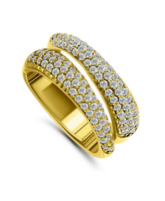 Pav&eacute; Cubic Zirconia Band Ring 
