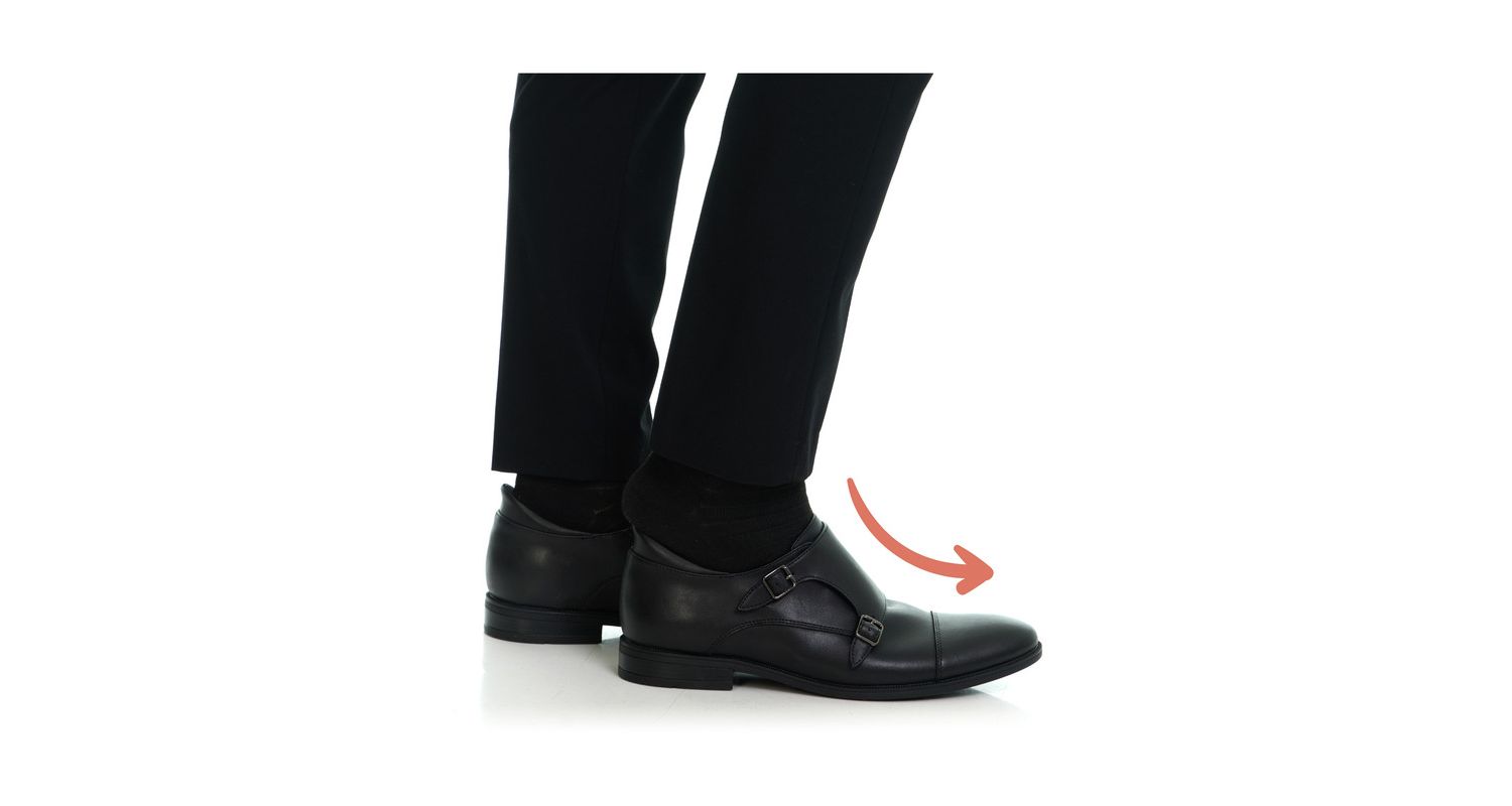 Men's Oliver Street Hands-Free Slip-On Double Monk Dress Oxfords