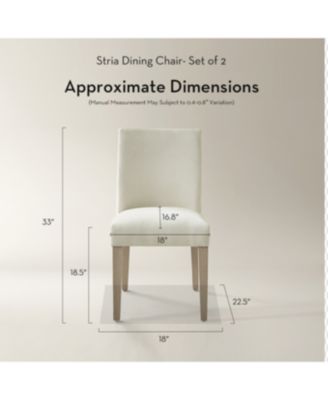 Stria Dining Chair- Set of 2