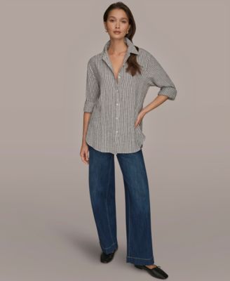 Women's Collared Button Front Shirt