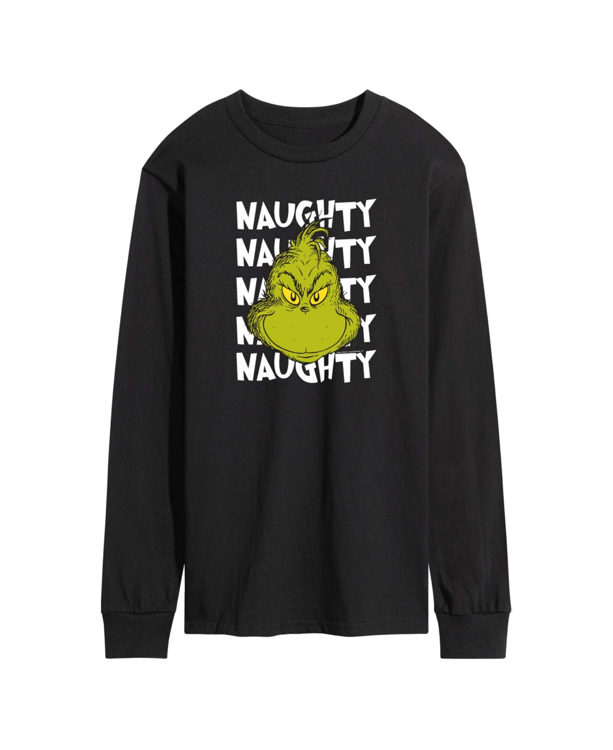 Airwaves Men's The Grinch Merry Grinchmas Graphic Crewneck T-Shirt