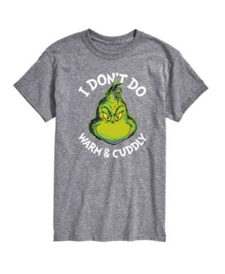AIRWAVES - Men's The Grinch I Don't Do Warm And Cuddly Graphic T-Shirt