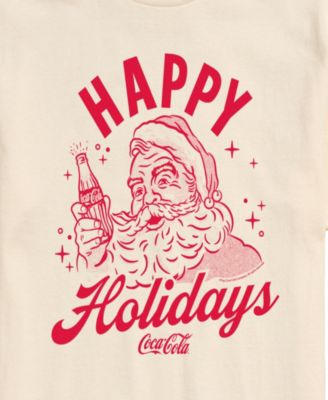 Men's Coca-Cola Happy Holidays Short-Sleeve Graphic T-Shirt