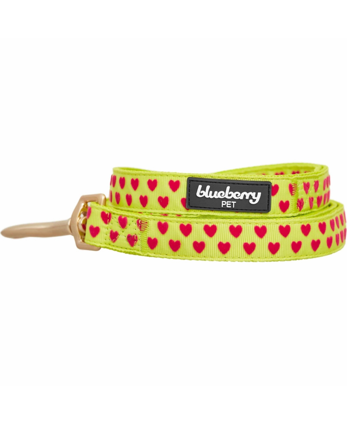 Blueberry Pet Velvety Polka Dot Dog Leash with Bow
