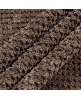  Modular Sectional Sofa, Full-Foam, Textured Brown Upholstery,