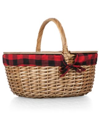 Country Basket with Gourmet Gift Pack, 14 Piece