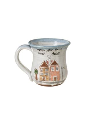 Wish You Lived Next Door Handmade Stoneware Mug