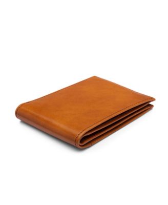 Men's Old Leather Small Bifold Wallet