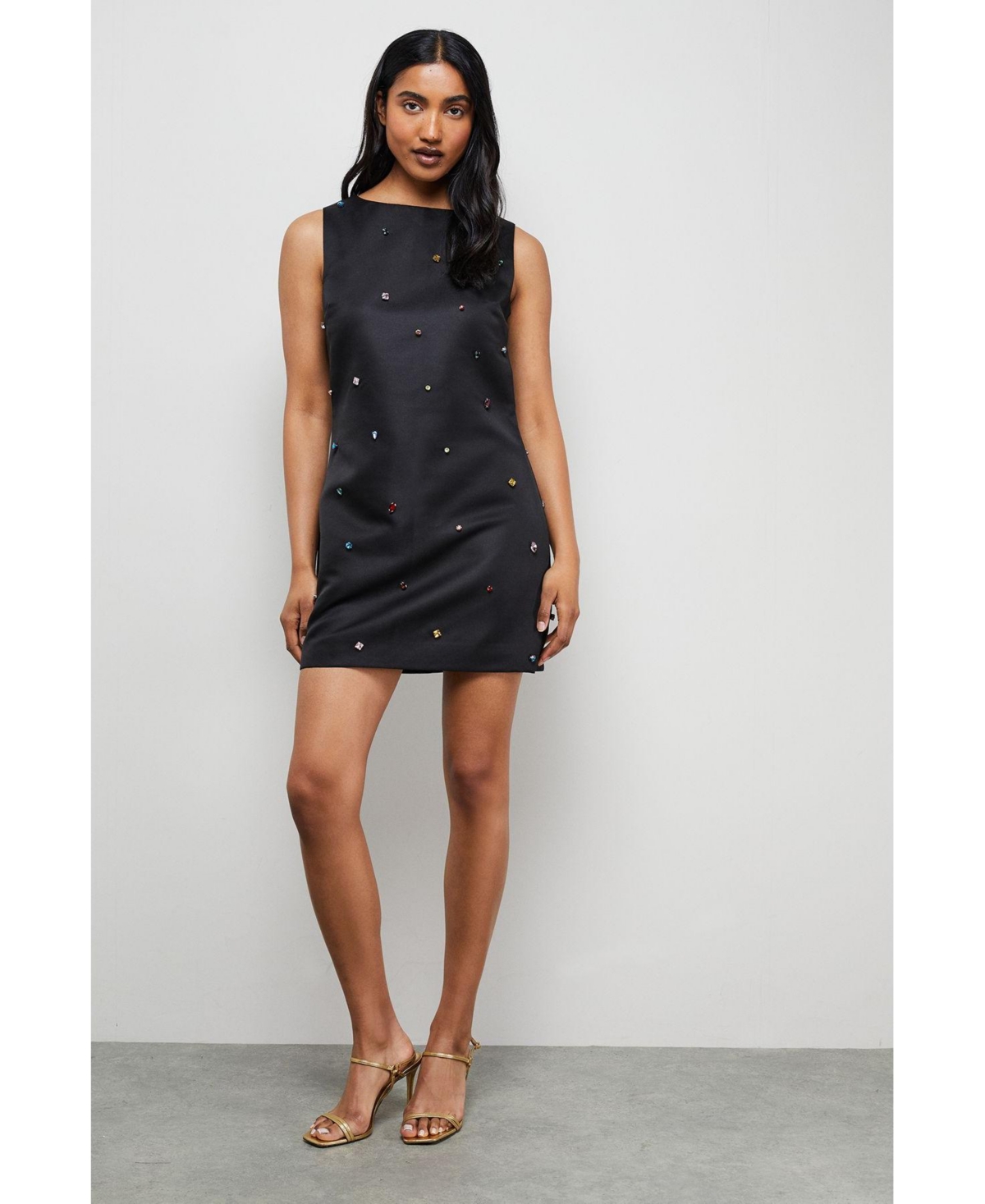 Warehouse Women's Sleeveless Sequin Mini Dress