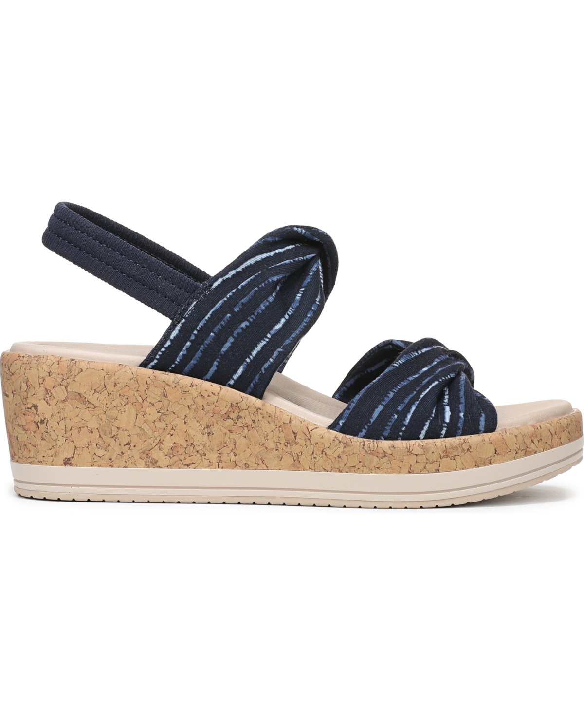 LifeStride Women's Riley Washable Slingback Wedge Sandals
