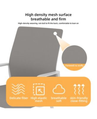 Streamdale Minimalist Modern Office Chair - Metal Frame, Soft, Comfortable, Multi-Color