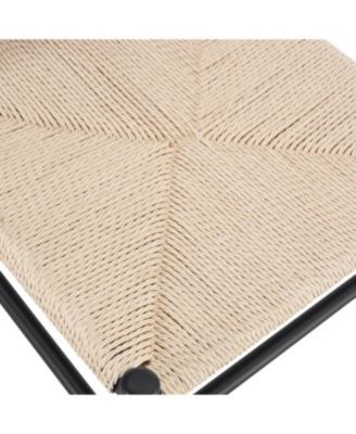 Wesborn Y-shaped Medieval Armchair, Woven Seat, Set of 4