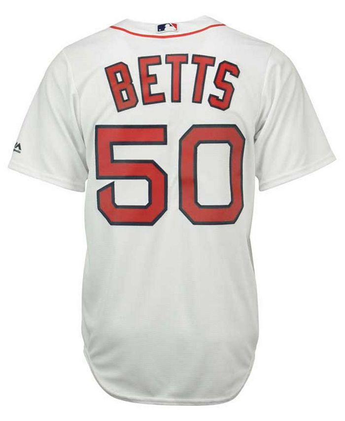 Majestic Men's Mookie Betts Boston Red Sox Replica Jersey - Macy's