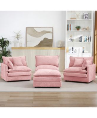 Modular Sectional Sofa, 102 Inch L Shaped Couch Set, 3-Seater Cloud Couch