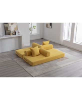 Streamdale Foldable & Compressible Sofa with Metal Frame for Small Spaces