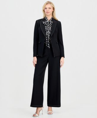 Petite One-Button Blazer