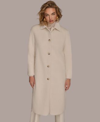 Women's Button Front Maxi Coat