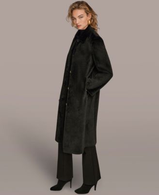 Women's Button Front Maxi Coat