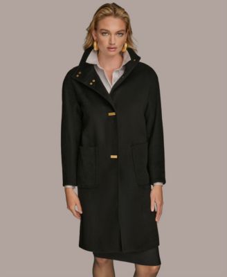 Women's Stand-Collar Single-Breasted Coat