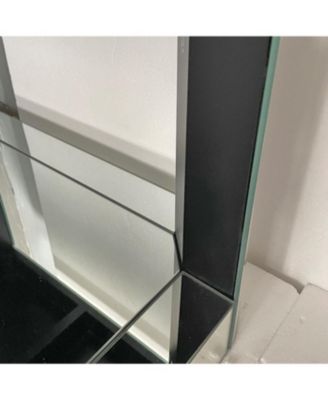 Baked curved mirror Coffee Table for Living Room