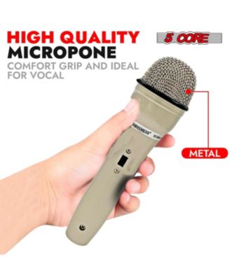 XLR Microphone Dynamic Mic Karaoke Singing Studio Mics Handheld Microfono
