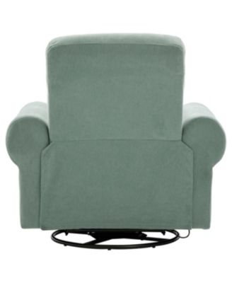 Streamdale Manual Recliner Sofa Swivel Rocker Chair with Adjustable Backrest, Sky Blue