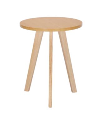 Solid Wood Frame with MDF Top, Modern Accent Table