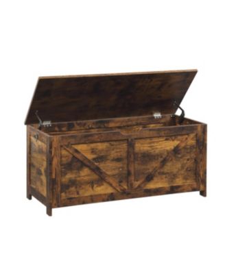 Retro Toy Box Organizer Entryway Storage Bench