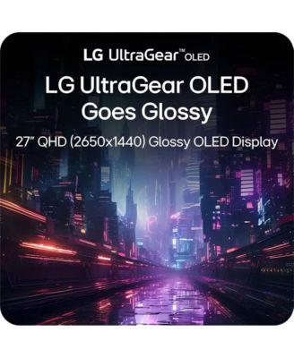 27-Inch Gaming Monitor OLED QHD 240Hz 0.03ms G-Sync Compatible – Black