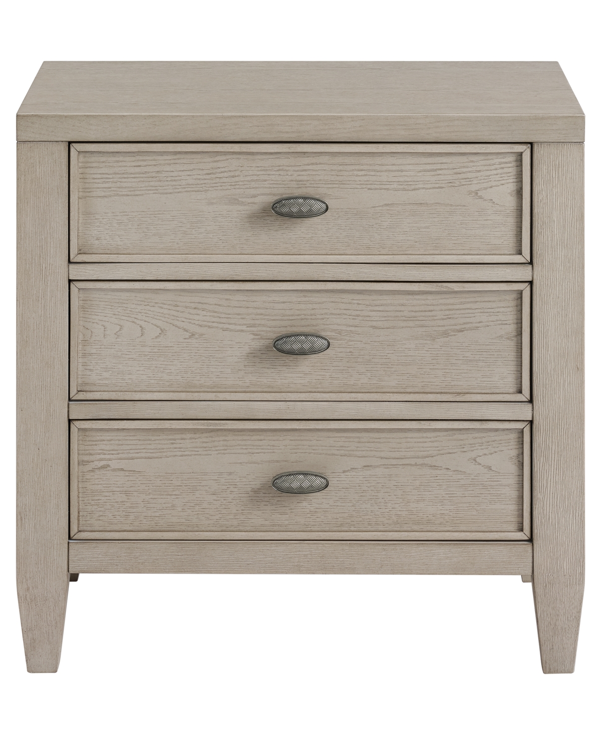 Furniture Sirena 3-Drawer Wood Nightstand