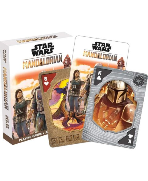Игральные карты NMR Distribution Star Wars The Mandalorian, 52 карты и 2 джокера, от 3 лет