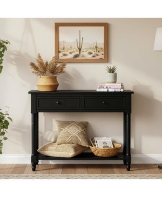 Daisy Series Console Table (Black
