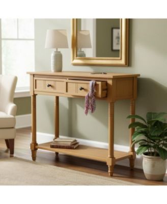 Daisy Series Console Table (Black