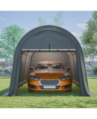 Anti-Snow 10x20 FT Carport, Commercial Grade Heavy Duty Portable Garage Canopy