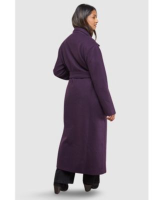 Women's Tie Belt Detail Midi Coat