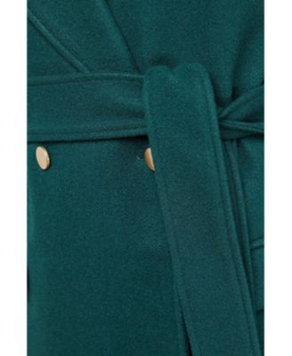 Women's Tie Belt Detail Midi Coat