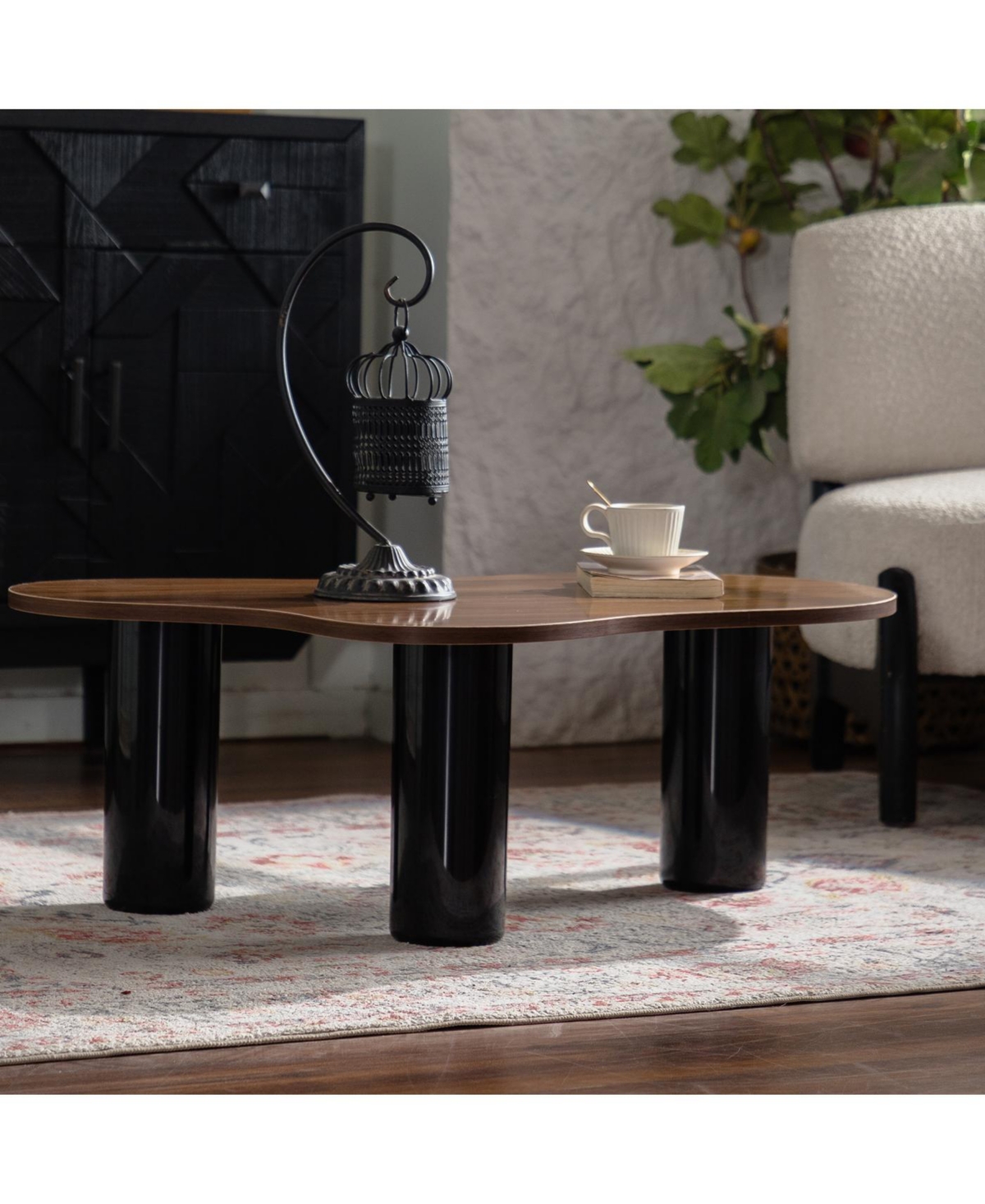 Streamdale Furniture Cloud Coffee Table - Modern, Easy Assembly for Living Room