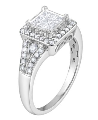 Macy's - Diamond Ring (3/4 ct. t.w.) in 10K White Gold