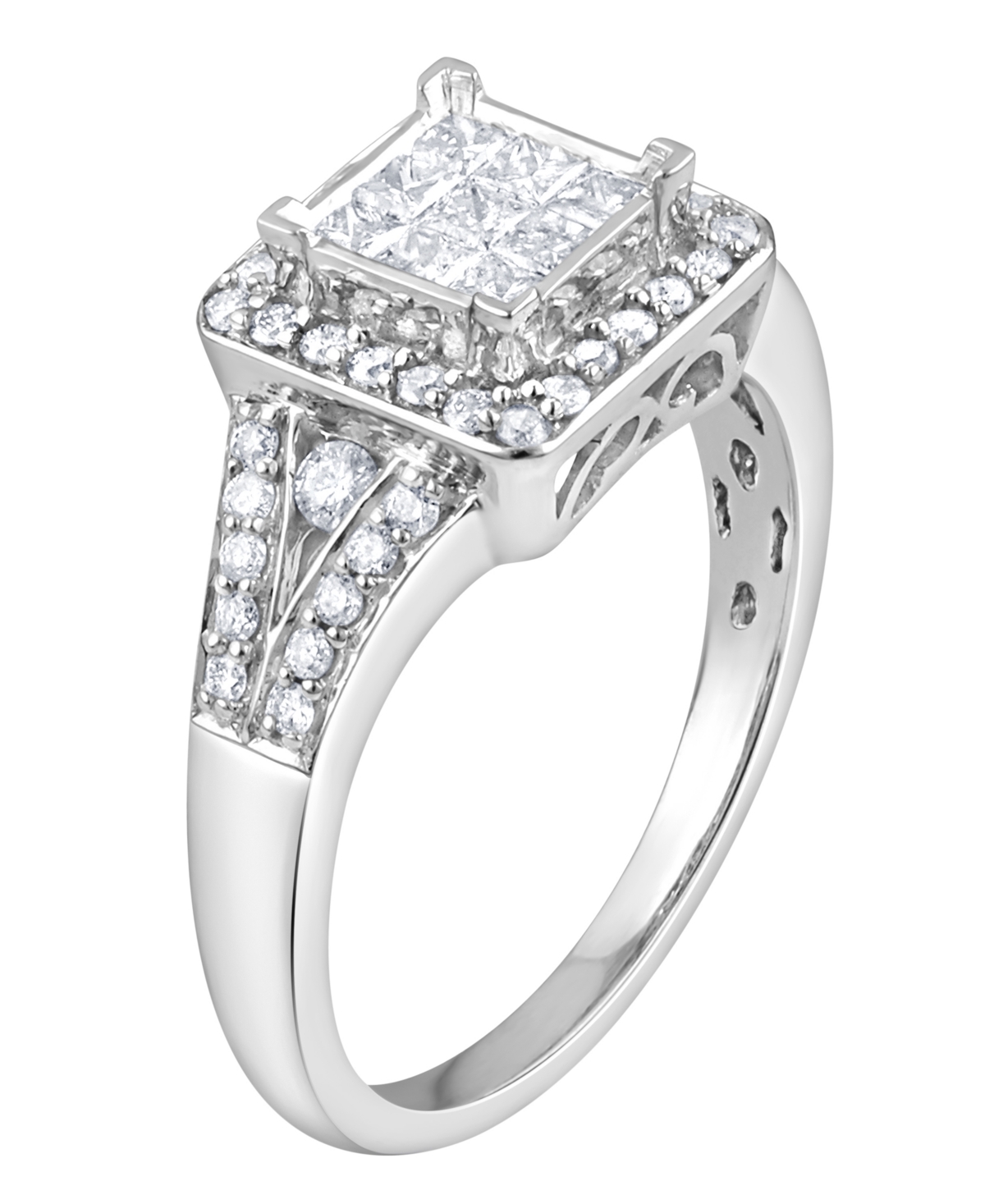 Macy's Diamond Ring (3/4 ct. t.w.) in 10k White Gold