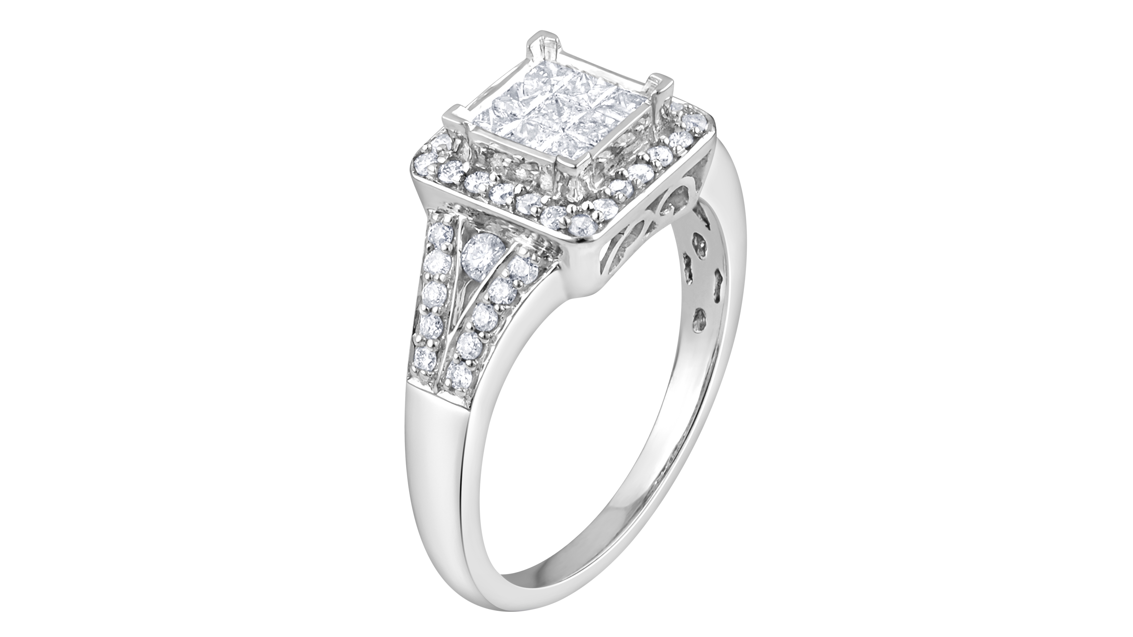 Macy's Diamond Ring (3/4 ct. t.w.) in 10k White Gold