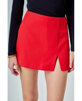Women's Slit Detail Skort