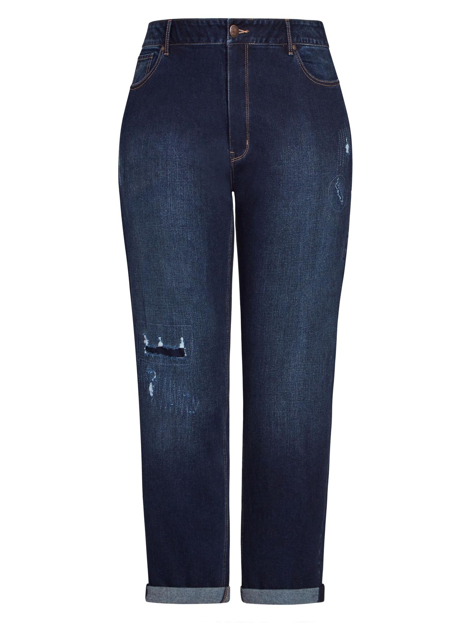 Women's Plus Size Girlfriend Rip Jean