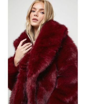 Women's Mongolian Faux Fur Short Coat
