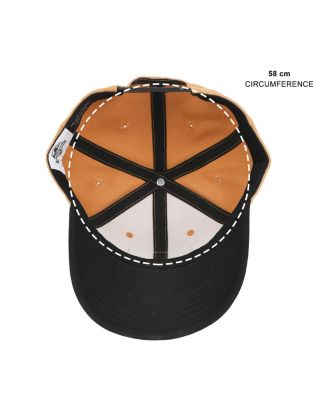 Men's Logo Woven Patch Tan Canvas B2 Ball Cap