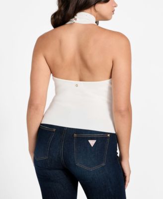 Women's Sleeveless Halter Neck Minara Hot Fix Top