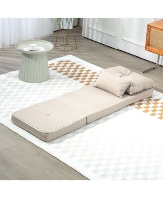 Convertible Chair, Floor Lazy Sofa with Adjustable Backrest,